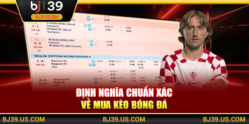 Định nghĩa chuẩn xác về mua kèo bóng đá